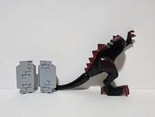 LEGO Black & Red Dragon Figure From 7094 King's Castle Siege Replacement Pieces 