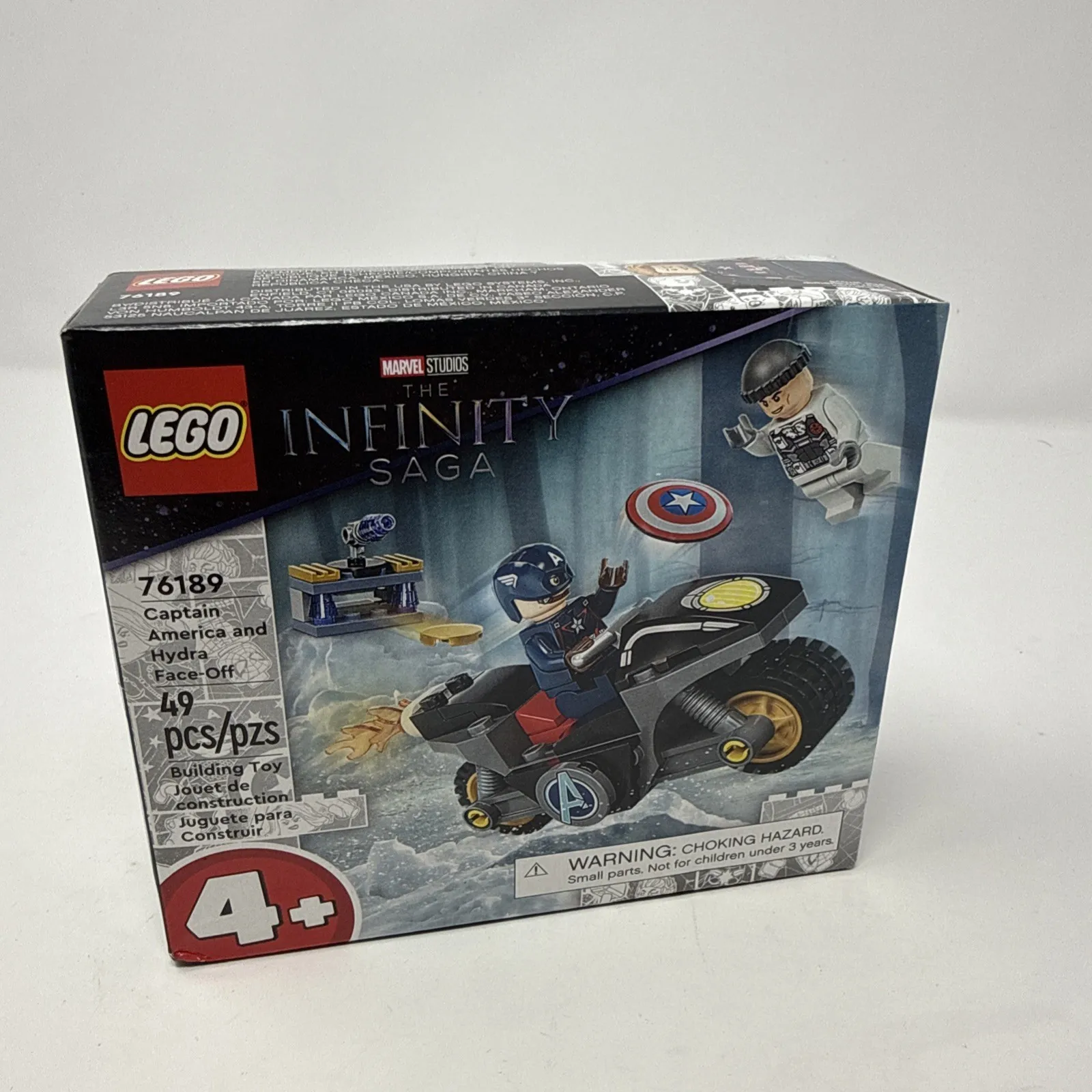LEGO Marvel SuperHeroes 76189 Captain America & Hydra FaceOff Retired New Sealed