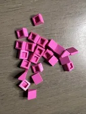 LEGO 54200 Dark Pink Slope 30 1 x 1 x 2/3 Cheese Wedge 23 Pieces