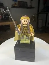 LEGO Hobbit Elrond lor105 Gold Crown Sword Minifigure Battle of the Five Armies