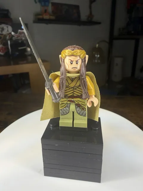 LEGO Hobbit Elrond lor105 Gold Crown Sword Minifigure Battle of the Five Armies