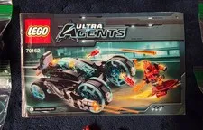 LEGO Ultra Agents 70162 Infearno Interception Retired Complete w/ Minifigs Manua