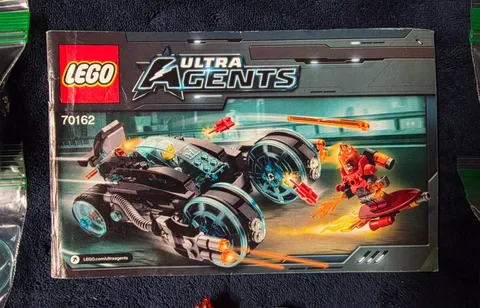 LEGO Ultra Agents 70162 Infearno Interception Retired Complete w/ Minifigs Manua