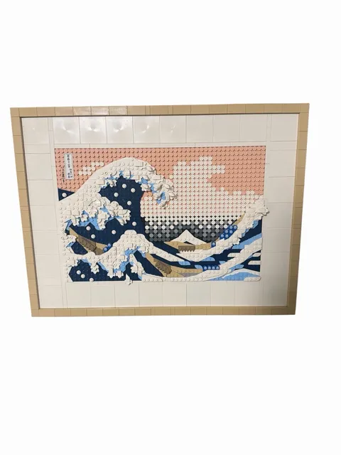 LEGO Art Hokusai The Great Wave 31208 Custom Printed 1810pcs 18+ 2023
