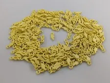 Lego x239 New Bright Light Yellow Charm, Lightning Bolt # 77817 Lot Dots