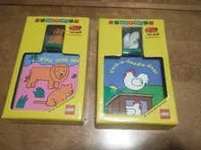 2x Lego Duplo Playbooks Build A Story - Play with Me + Cock-A-Doodle-Doo