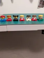 Vintage Duplo People Set Of 7