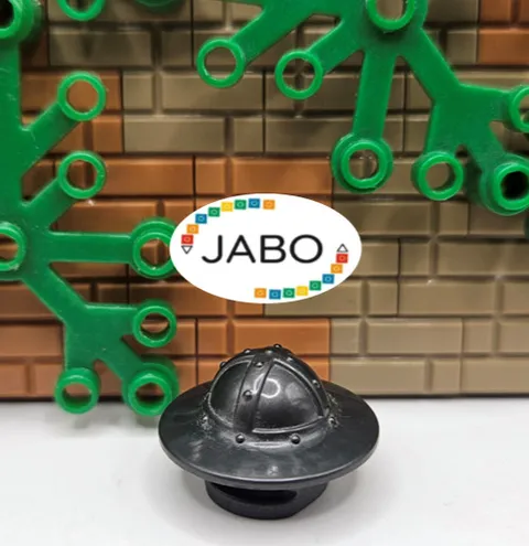 ( S12 / 10 / 13 ) LEGO 30273 Headgear Helmet Castle Kettle Hat Pearl dark Gray