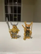 Lego Ninjago Golden Master Wu And Golden Oni Lloyd Read Description