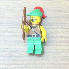 LEGO Castle Forestman Minifigure cas285 Dark Forest Quiver 6046 Vintage