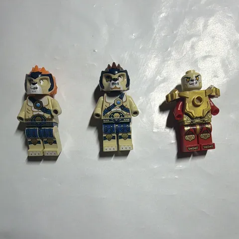 LEGO Legends of Chima Minifigure Lot of 3 Lennox, Laval, Leonidas 