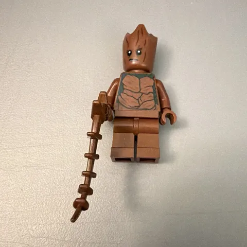 LEGO Groot LEGO Groot Minifigure Plastic w/ Brown Staff Weapon Accessory