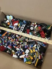 Bulk LEGO Lot ~20lb Box of Bricks, Parts, Pieces, Tires Accessories - READ
