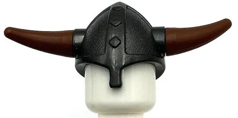 Lego New Blak Minifigure Headgear Helmet Viking w/ Side Holes Barb Parts