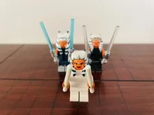 LEGO Star Wars Ahsoka Tano Minifigures sw1300 sw1096 Glow in the dark Lot of 3