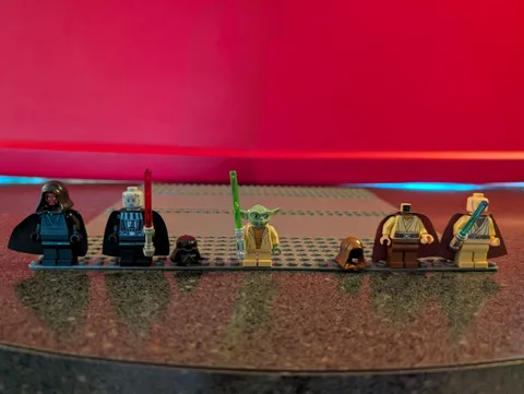 LEGO Star Wars Minifigure Lot - Darth Vader, Darth Maul, Yoda, Obi-Wan Kenobi