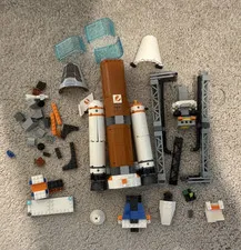 LEGO Deep Space Rocket and Launch control 60228 INCOMPLETE USED no box