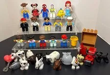 LEGO Duplo Figures People / Animals Mixed Mega Lot Of 33 Disney Animals