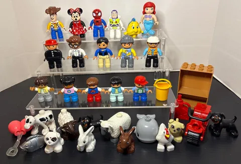 LEGO Duplo Figures People / Animals Mixed Mega Lot Of 33 Disney Animals