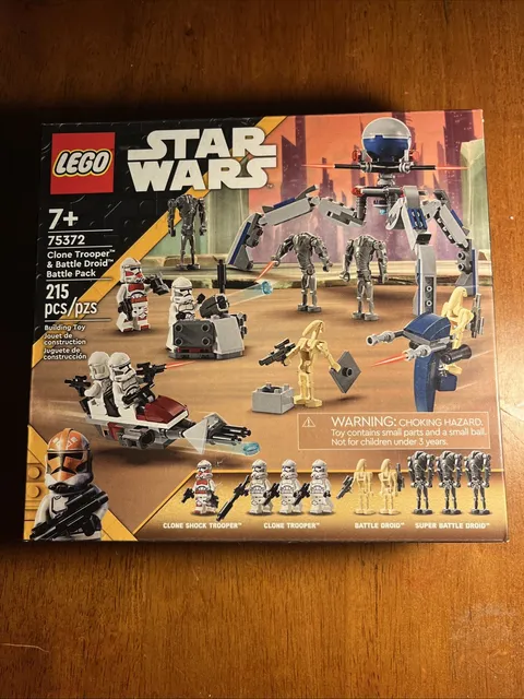 NIB LEGO Star Wars 75372 Clone Trooper & Battle Droid Battle Pack 215 pc