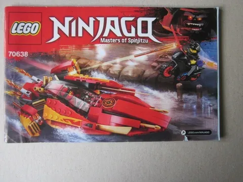 Lego System Building Instructions Instruction Ninjago 70639 Masters of Spinjitzu