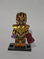 Thanos Golden Color Armor  Custom Lego Marvel Avengers Endgame With Powe Hand