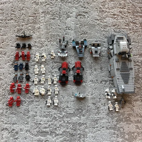 LEGO Star Wars First Order Collection. Transport, various figures,captain Phasma