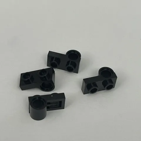 Lego 28809 Black Replacement Parts Pieces Lot of 4