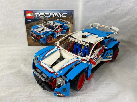 LEGO Technic Rally Car set 42077 Build Verified With Manual Free Keychain