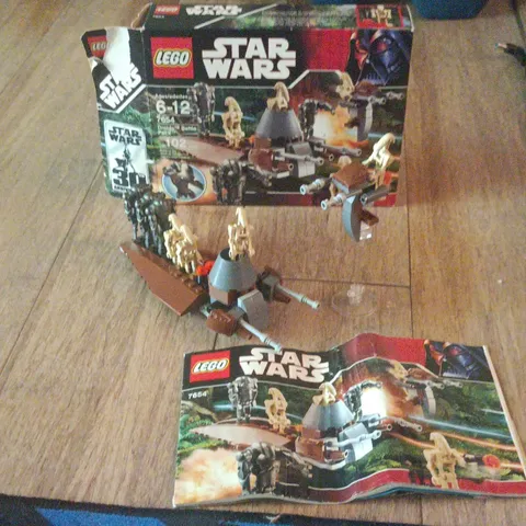 LEGO Star Wars 7654 Droids Battle Pack 102pc Complete Box Instructions