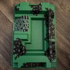 LEGO® Part 6261px1 - Baseplate, Raised 32 x 48 x 6 Stone Pattern