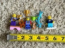 LEGO Minifigures Animal Figure Accessory Lot Bunny Bear Turkey Mixed Bundle