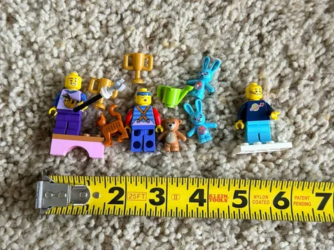 LEGO Minifigures Animal Figure Accessory Lot Bunny Bear Turkey Mixed Bundle