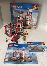 LEGO CITY Fire Station 60215 with instructions and box