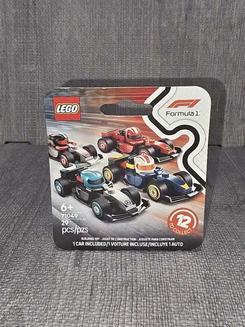LEGO F1 Formula 1 Collectible Race Cars 71049 New Sealed in Box 2025 
