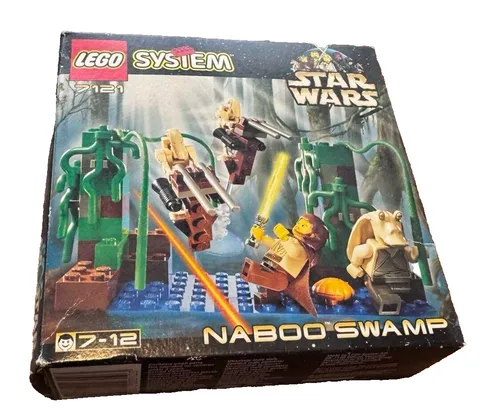 LEGO 7121 Star Wars Episode I Naboo Swamp 1999 Vintage Scene Retired Rare 