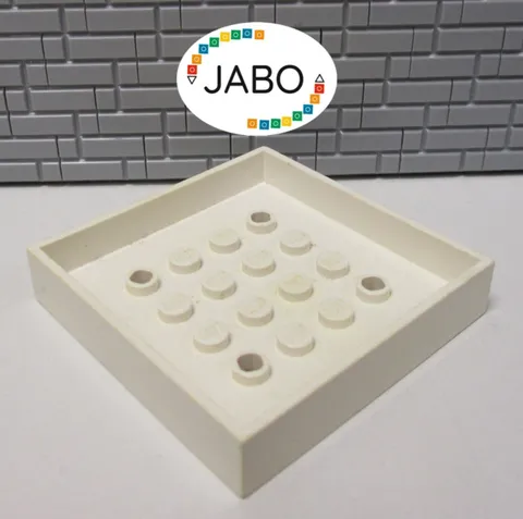 (E5/13) LEGO Fabuland 4452 Container Box 6x6 white 3637 6403
