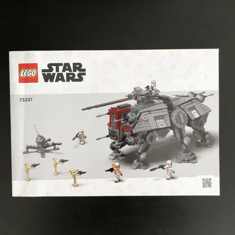 New LEGO 75337 Star Wars AT-TE Walker Instruction, Manual Only