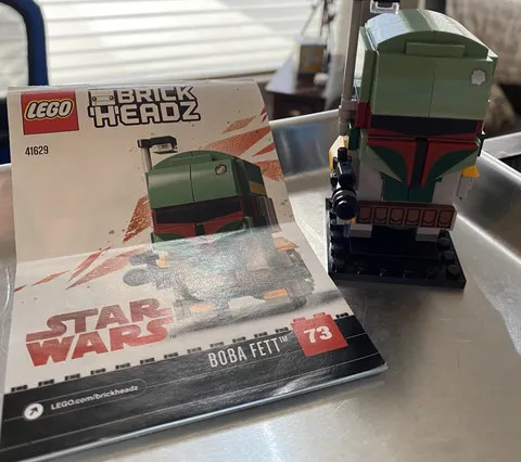 LEGO Star Wars Brickheadz: Boba Fett (41629) Set With Instructions