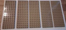 O-1 Lego Lot 5 Dark Tan Plate 6 x 16 3027 75192 8877 7594 10305