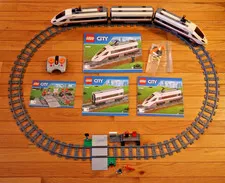 Lego 2014 CITY High-Speed Passenger Train (60051) Complete w/Box & Instructions