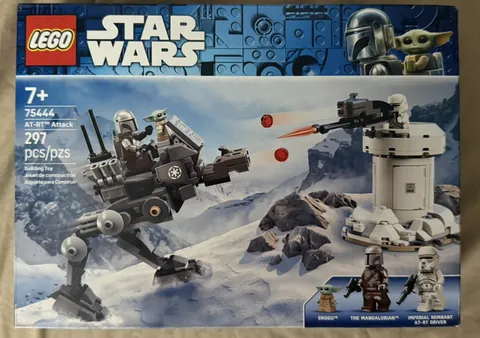 NEW LEGO 75444 Star Wars AT-RT Attack - with The Mandalorian & Grogu Minifigures