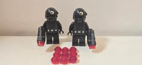 2x 2014 Lego Death Star Troopers Imperial Gunner sw0520/sw0529 Minifig Complete