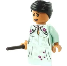 LEGO® Harry Potter™ Cho Chang Light Aqua Dress Minifigure Dark Brown Wand hp259