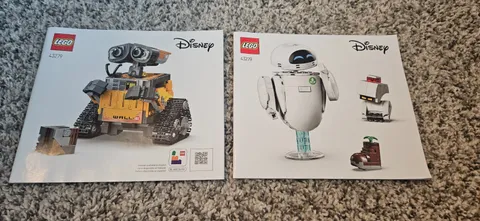 LEGO Disney WALL-E & EVE Set #43279 — Instructions Only (2 Booklets)