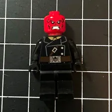 LEGO Minifigure Red Skull