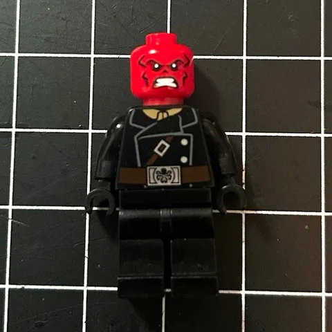 LEGO Minifigure Red Skull