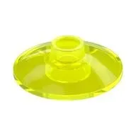 LEGO Part 4740 - Trans-Neon Green Dish 2 x 2 Inverted [Radar]