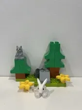 LEGO DUPLO Forest Animals Playset - Bunny and Squirrel - Toddler Toy