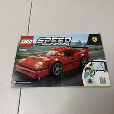 LEGO Speed Champions: Ferrari F40 Competizione (75890) Manual Only